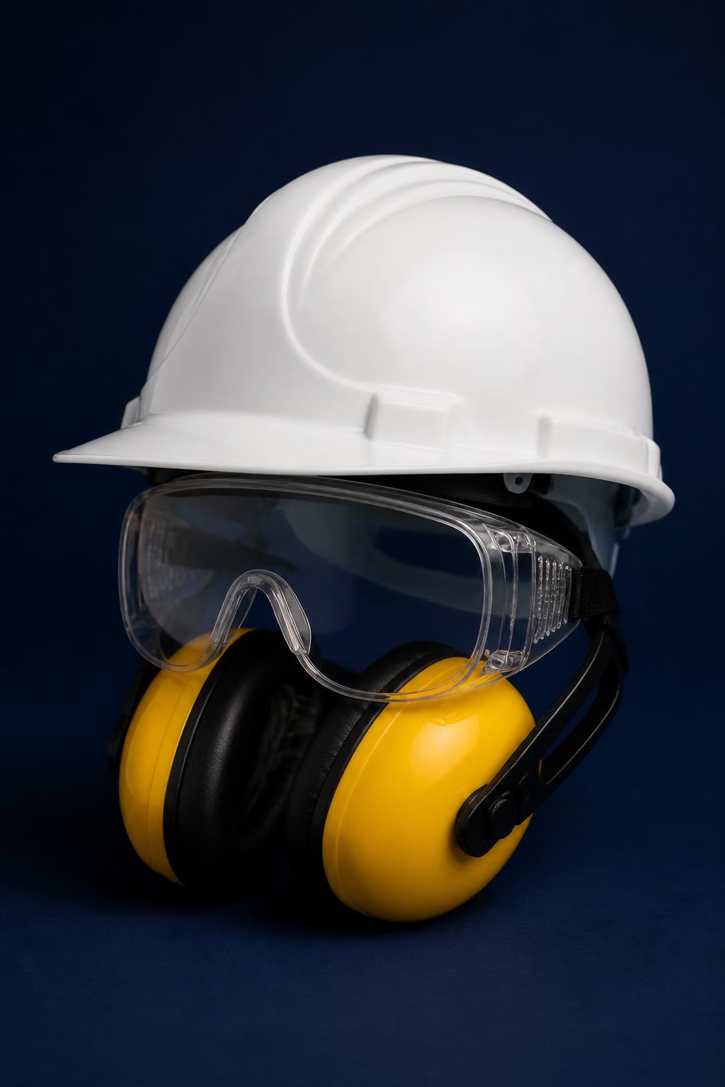PPE hard hats and safety equipment